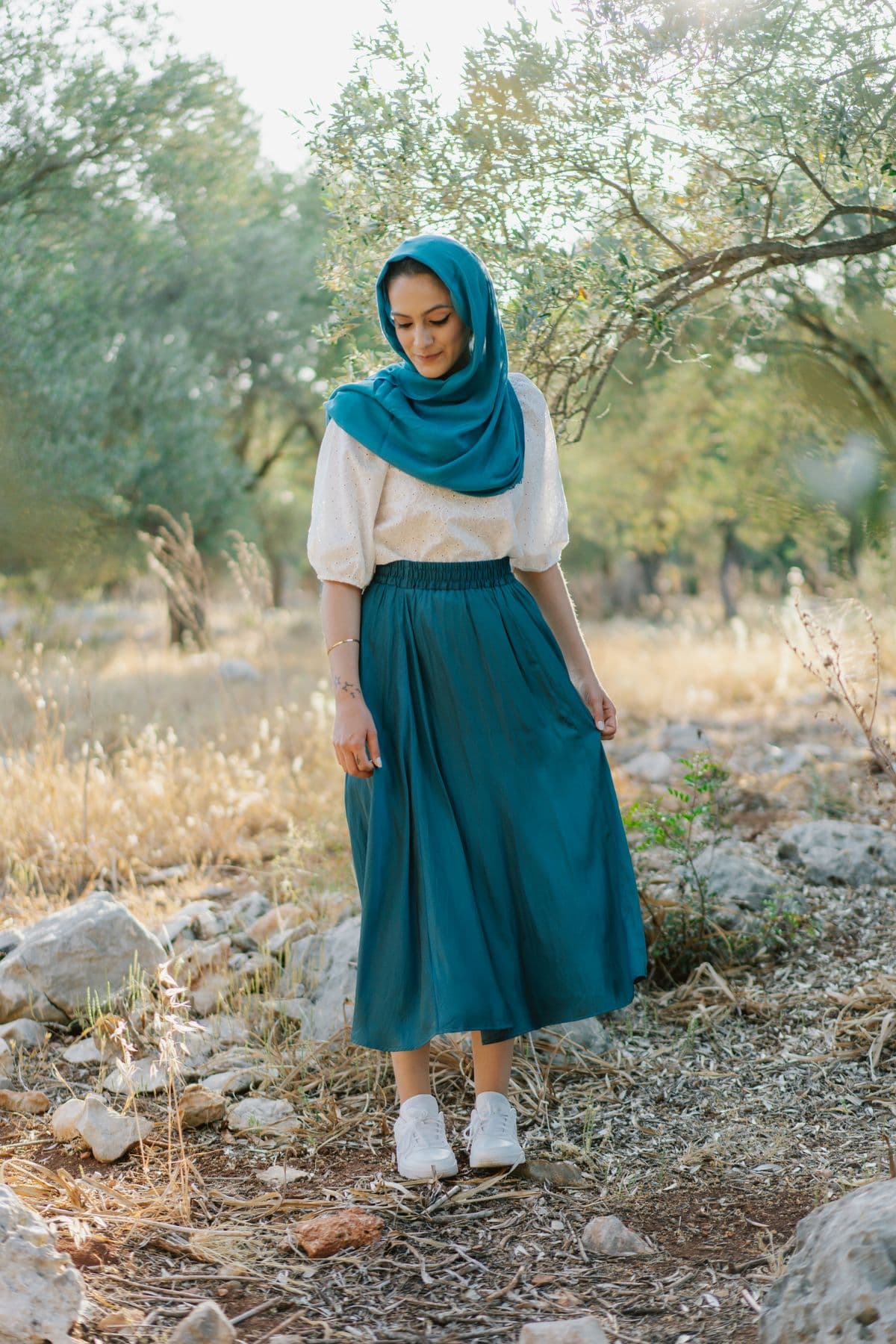 Hijab Jersey Premium — Sauge