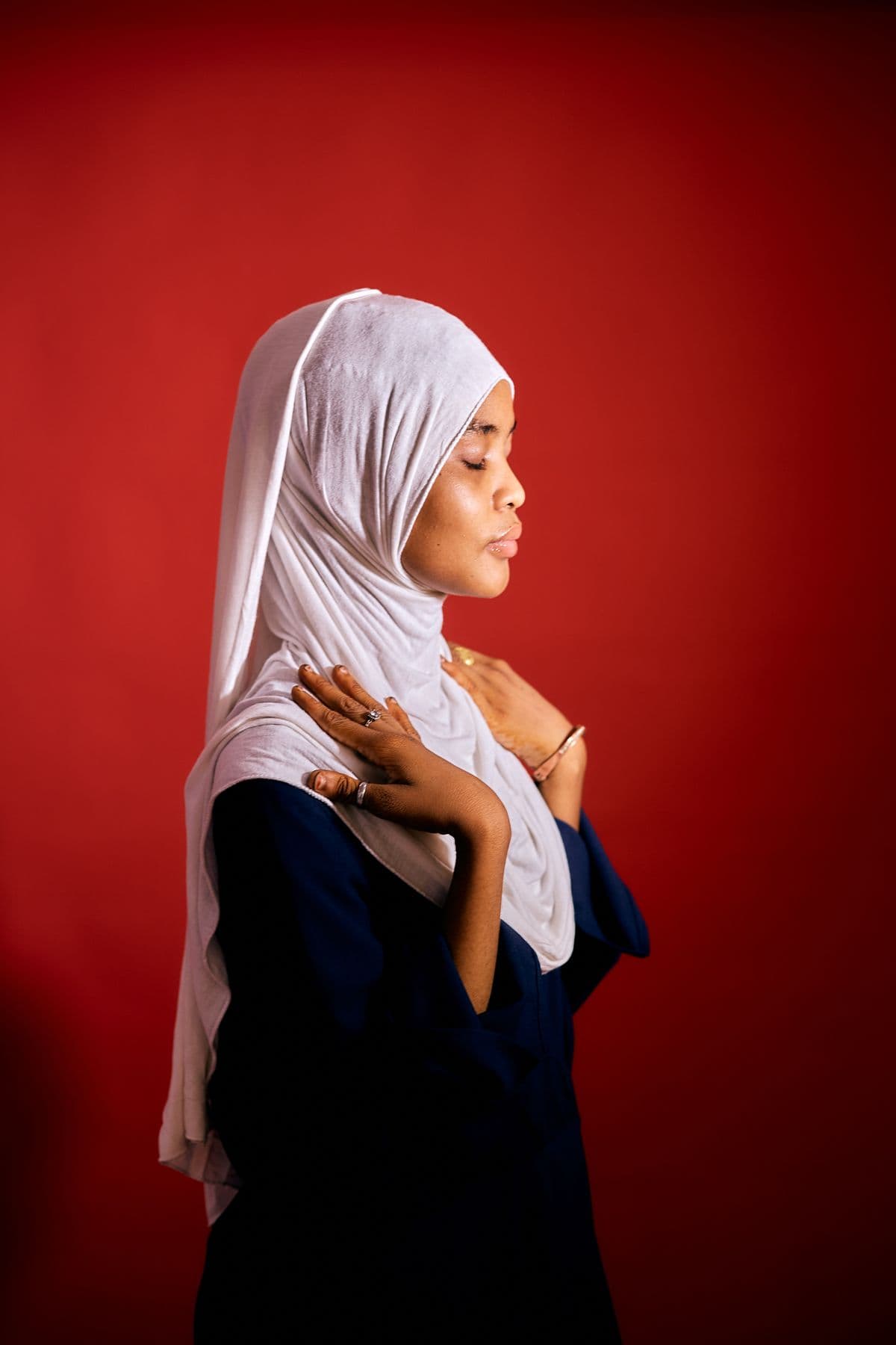 Hijab Soie de Médine — Ivoire